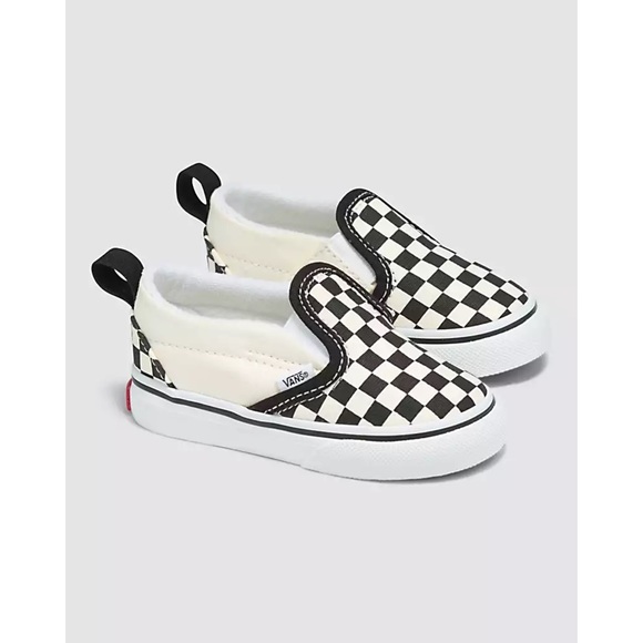 Vans Toddler Classic checkerboard black and white slip-on shoes Size 3.5 - Picture 1 of 9